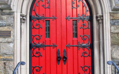Red Church Doors